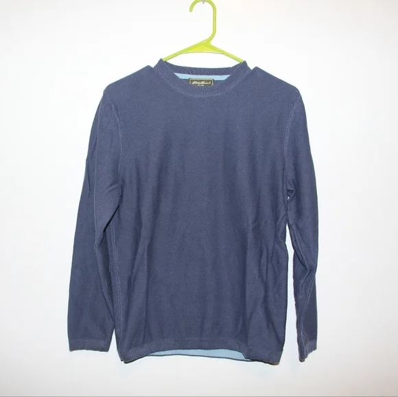 Men's Blue Eddie Bauer Sweater - Picture 2 of 6